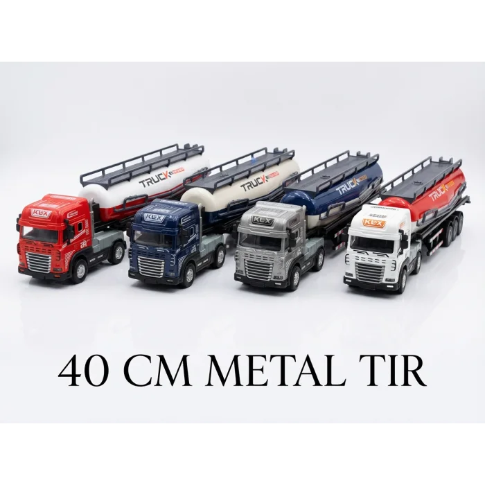 Metal Tanker Tır Sesli Işıklı | 40 Cm