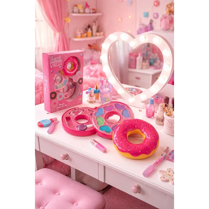 Çocuklar İçin Sürülebilir Güvenli Makyaj Seti