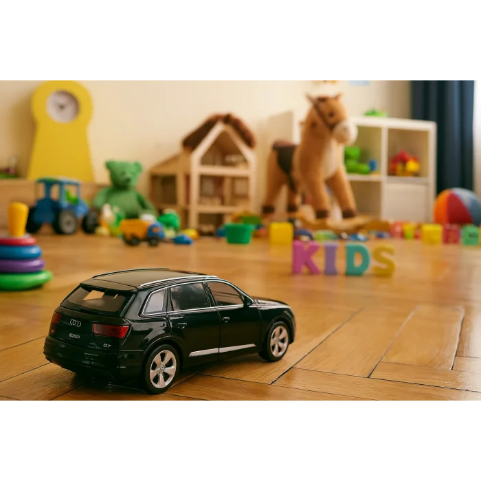 Audi Q7 Lisanslı Çek Bırak Metal Araba