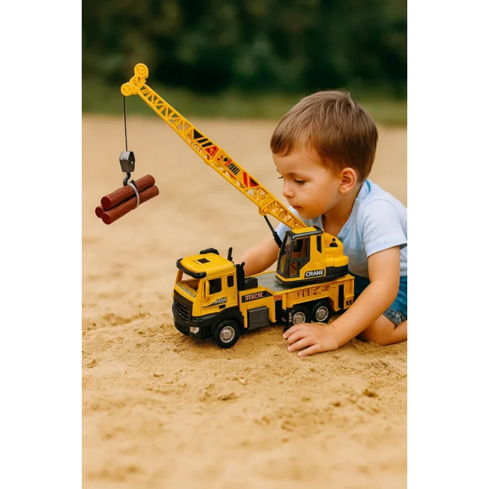 Çek Bırak Metal Işıklı ve Sesli Vinç