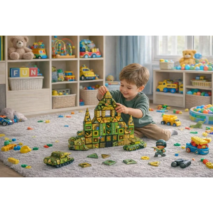 Demir Karargah: 68 Parça Taktiksel Manyetik Blok ve Savunma Üssü Seti