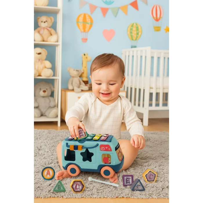 Eğitici Bul Tak Ksilofonlu Otobüs