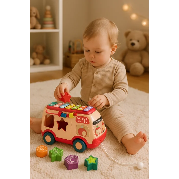 Eğitici Bul Tak Ksilofonlu Otobüs