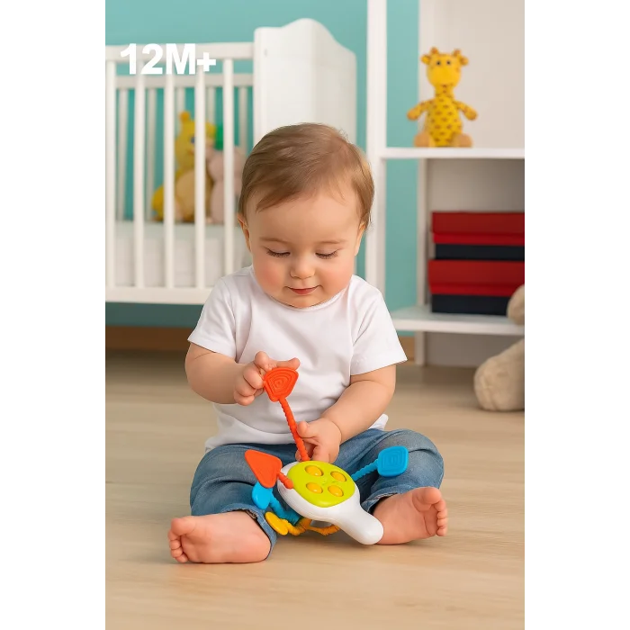 Eğitici Poppitli , CırCırlı, Bebek Anahtarlığı