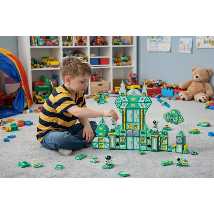 Galaksi Kaşifleri: 108 Parça Mega Manyetik Yapım Seti