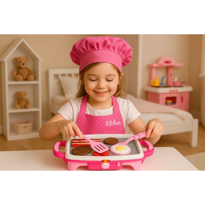 Işıklı Aksesuarlı Teppanyaki Izgara