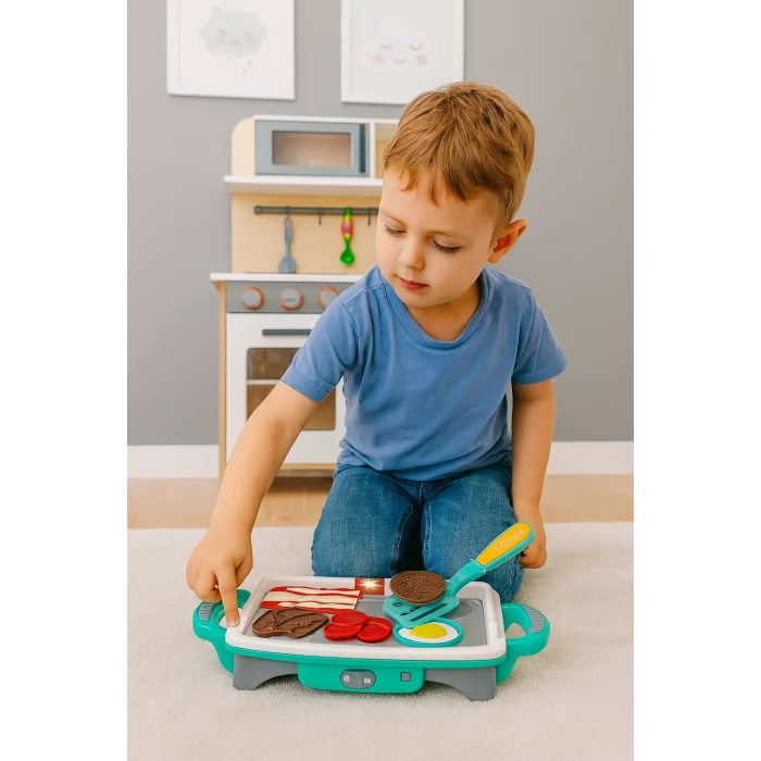 Işıklı Aksesuarlı Teppanyaki Izgara