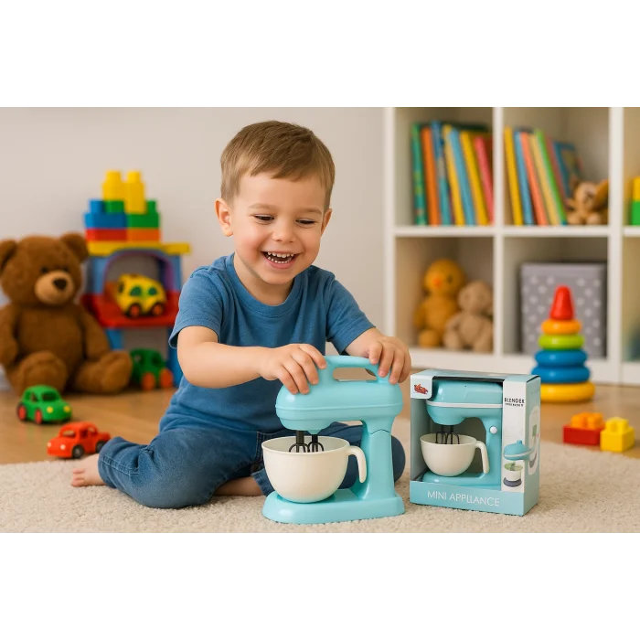 Işıklı Pilli Büyük Mikser