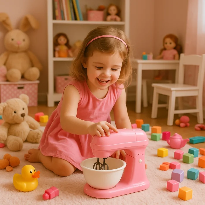 Işıklı Pilli Büyük Mikser