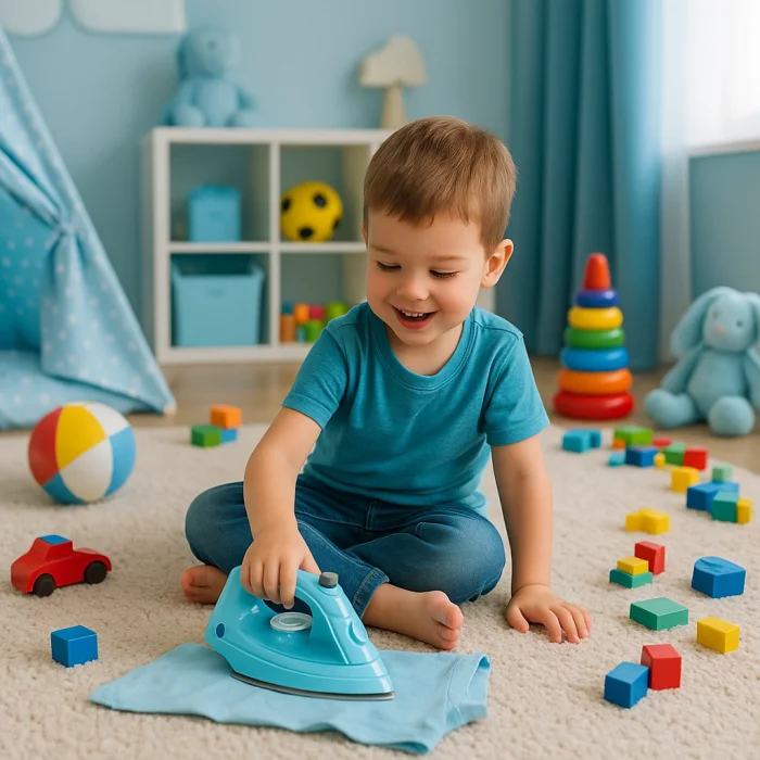 Işıklı Pilli Ütü Buharlı Ütü | Gerçekçi Oyun Deneyimi