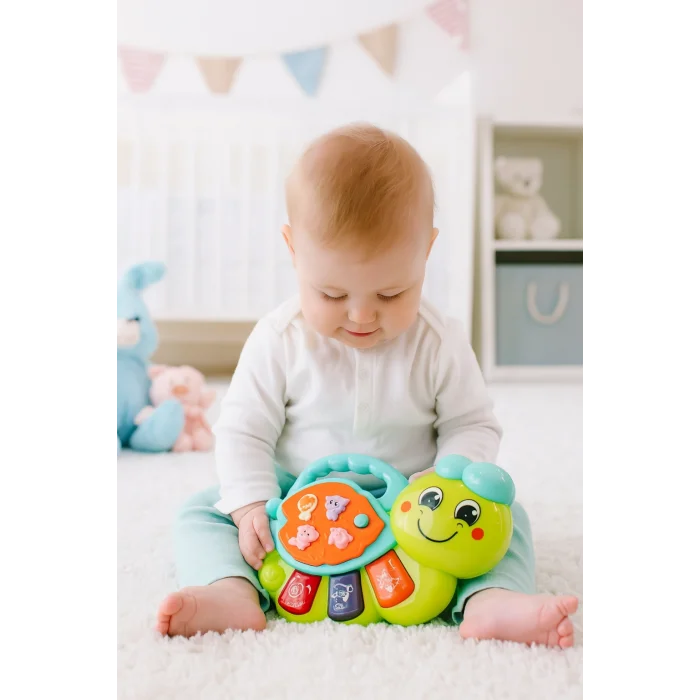 Işıklı ve Müzikli Kutulu Solucan Bebek Piyanosu