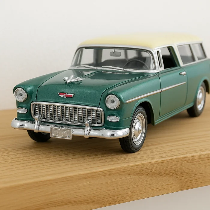 Lisanslı 1:24 1955 Chevy Bel Air Nomad