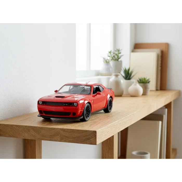 Lisanslı 1:24 2018 Dodge Challenger Srt Hellcat Wide-Body