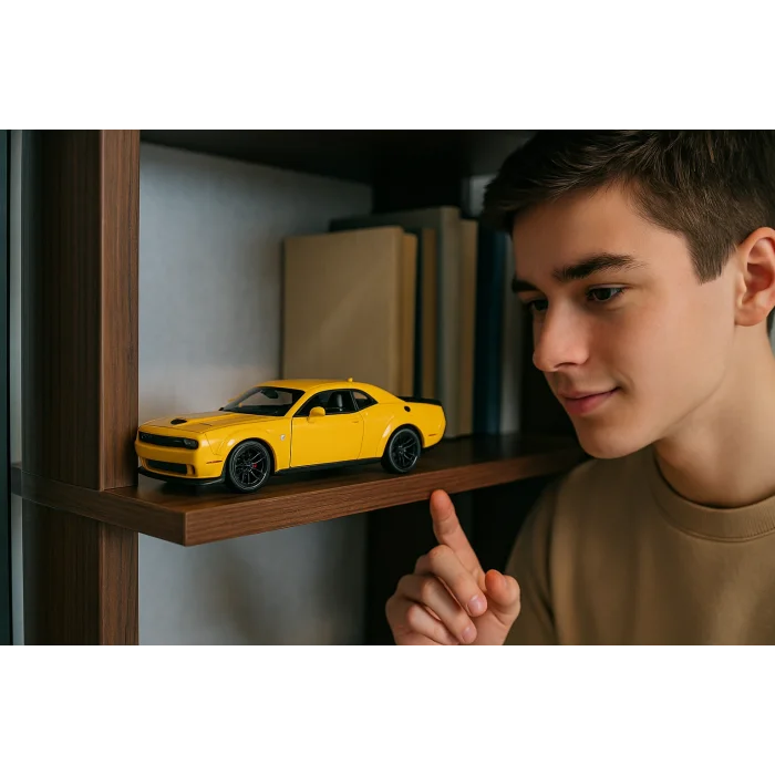 Lisanslı 1:24 2018 Dodge Challenger Srt Hellcat Wide-Body