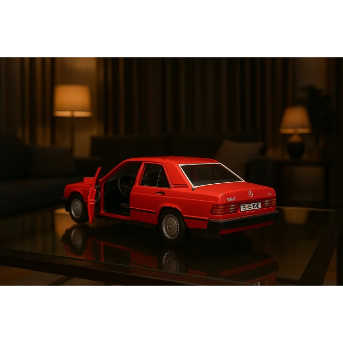 Lisanslı 1987 Mercedes-Benz 190-E 1:24