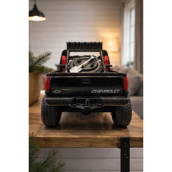 Lisanslı 1992 Chevrolet 454 SS 1:24 Pick-Up Off Road Black