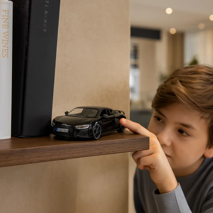 Lisanslı Çek Bırak 2020 Audi R8 Coupe 1:32