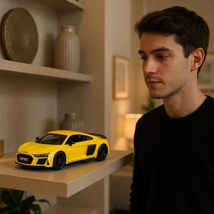 Lisanslı Çek Bırak 2020 Audi R8 Coupe 1:32