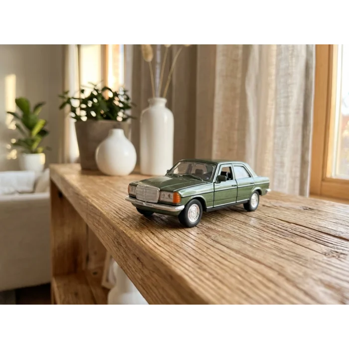 Lisanslı Mercedes W123 Metal Çek Bırak Araba