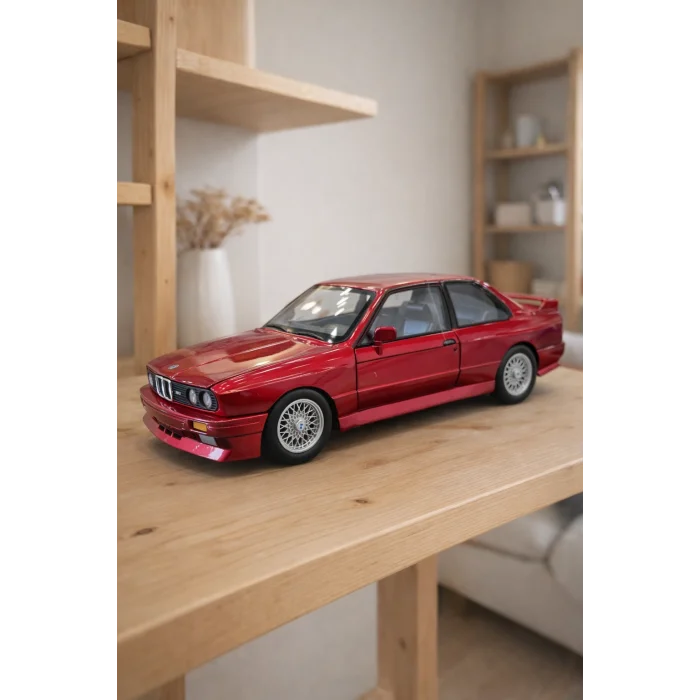 Lisanslı Metal BMW M3 Kırmızı 1:24 | Detaylı Koleksiyon Model Araba