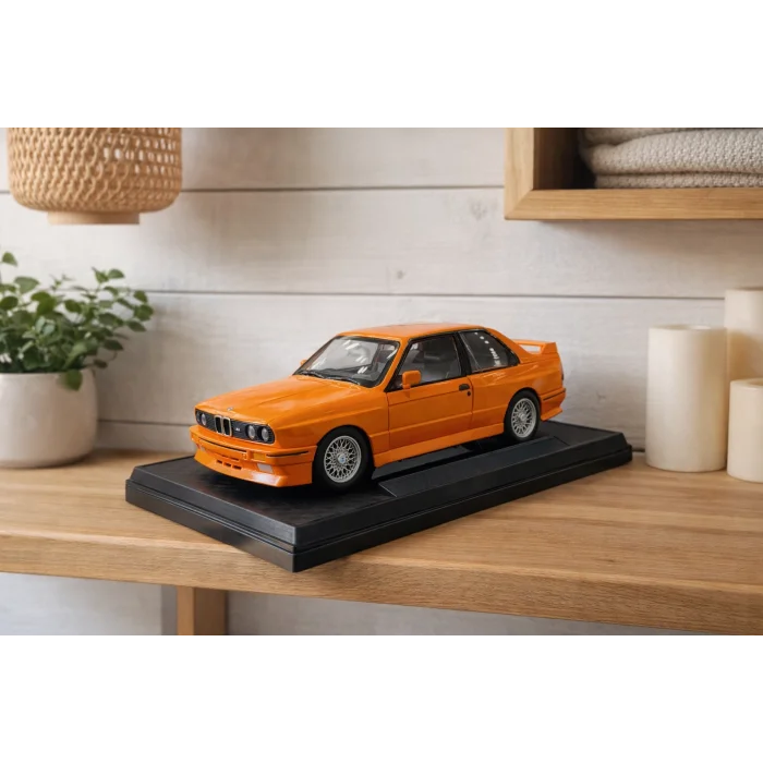 Lisanslı Metal BMW M3 Turuncu 1:24 | Detaylı Koleksiyon Model Araba