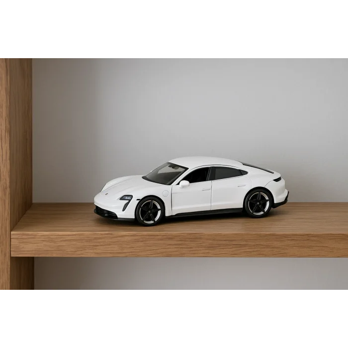 Lisanslı Porsche Taycan Turbo S 1:34 Metal Çek Bırak Araba