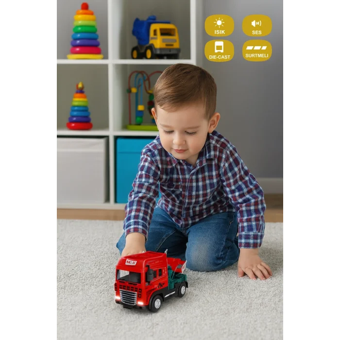 Metal Işıklı ve Sesli Tırlar