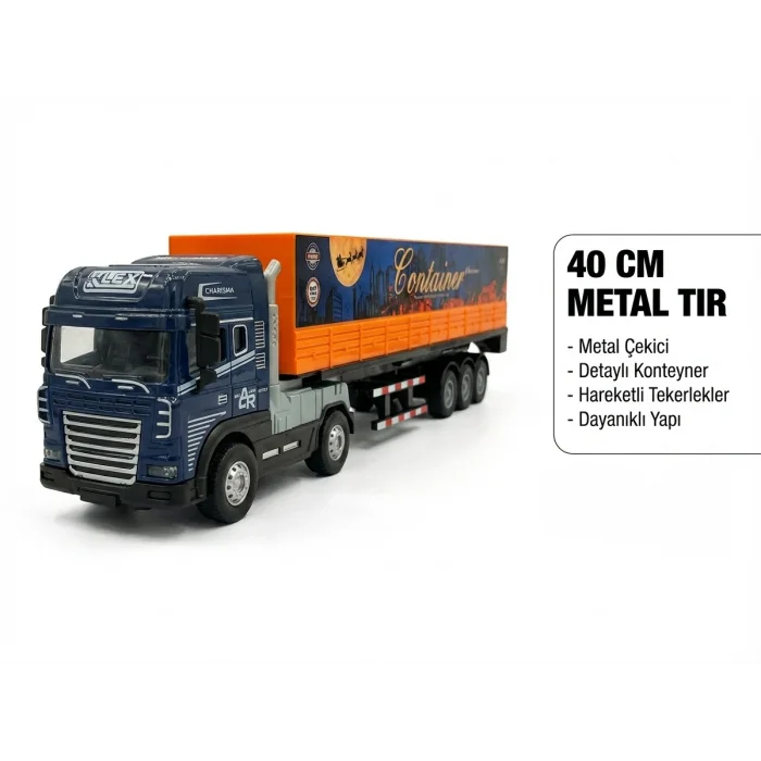 Metal Tır Dorseli Sesli Işıklı | 40 Cm