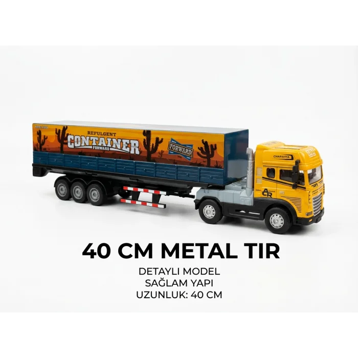 Metal Tır Dorseli Sesli Işıklı | 40 Cm