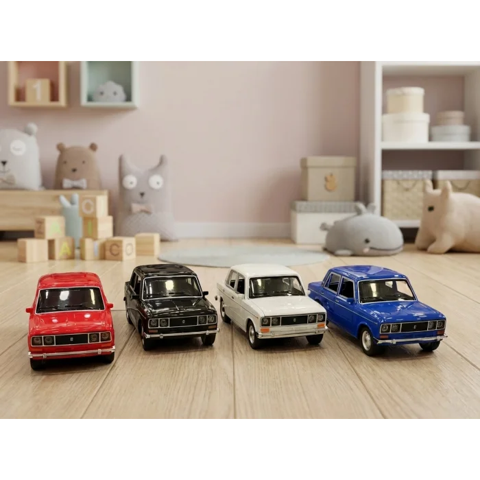 RetroDrive Işıklı ve Sesli Kapıları Açılan Sürtmeli Büyük Klasik Araba