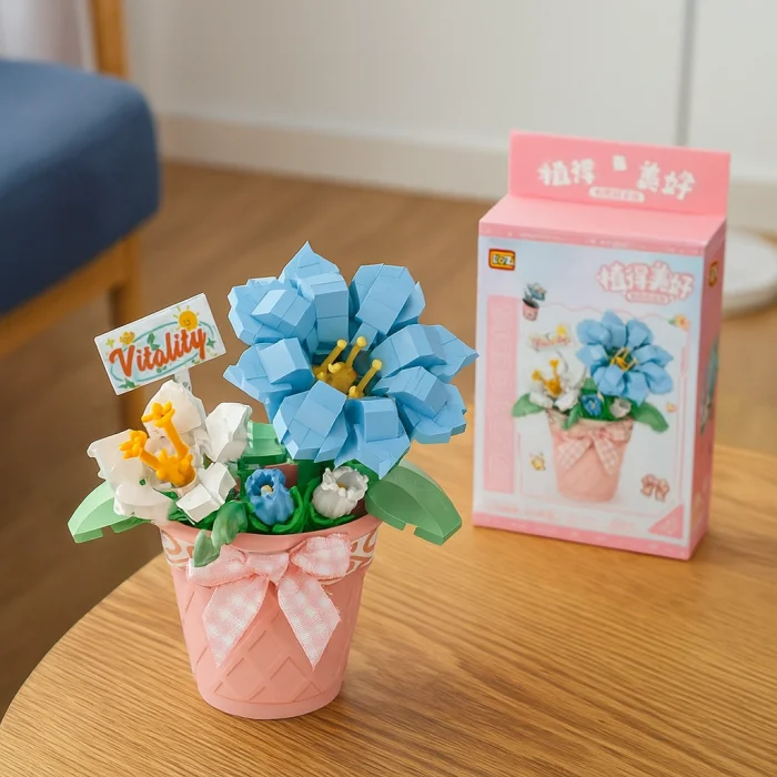 Saksılı Centiyane 210 Parça Blok Seti