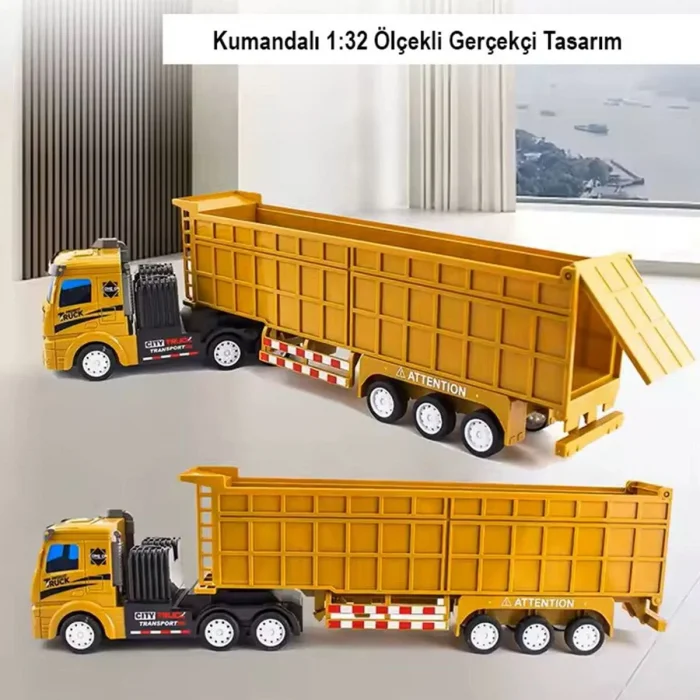 Işıklı Kumandalı Şarjlı Taşıyıcı Tır