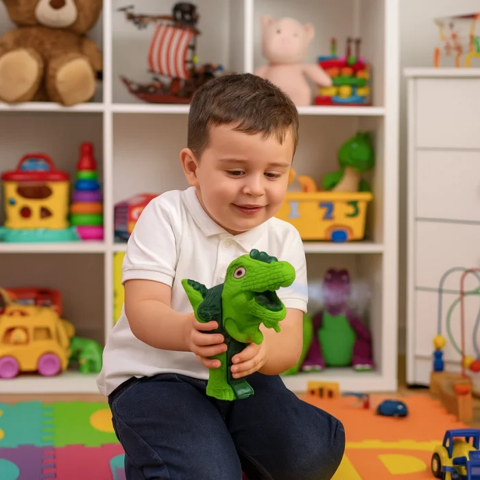 Sesli Işıklı Buhar Çıkartan Dinozor