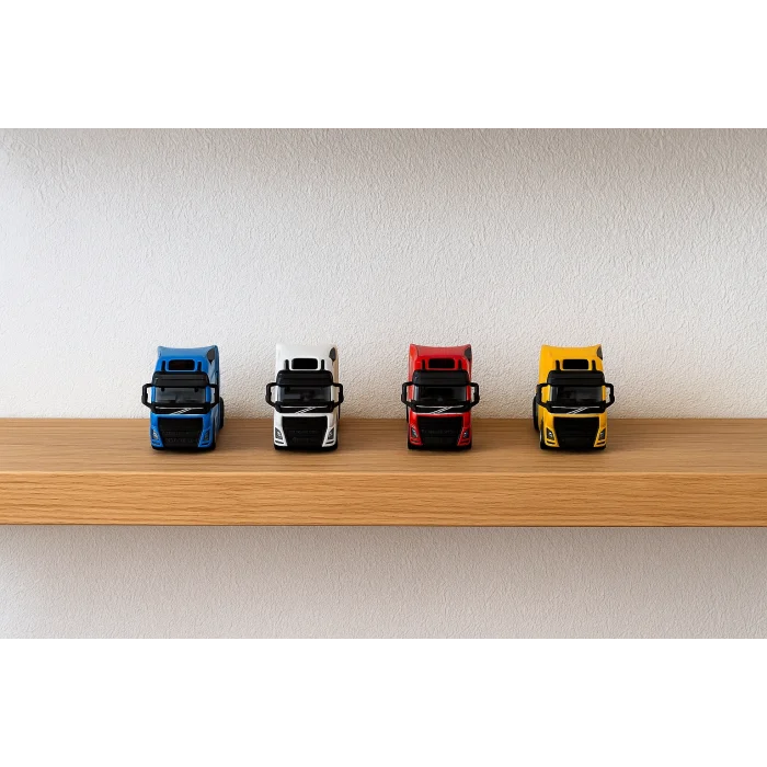 Sesli Işıklı Çek Bırak Tır 12 cm | Gerçekçi Metal Tır