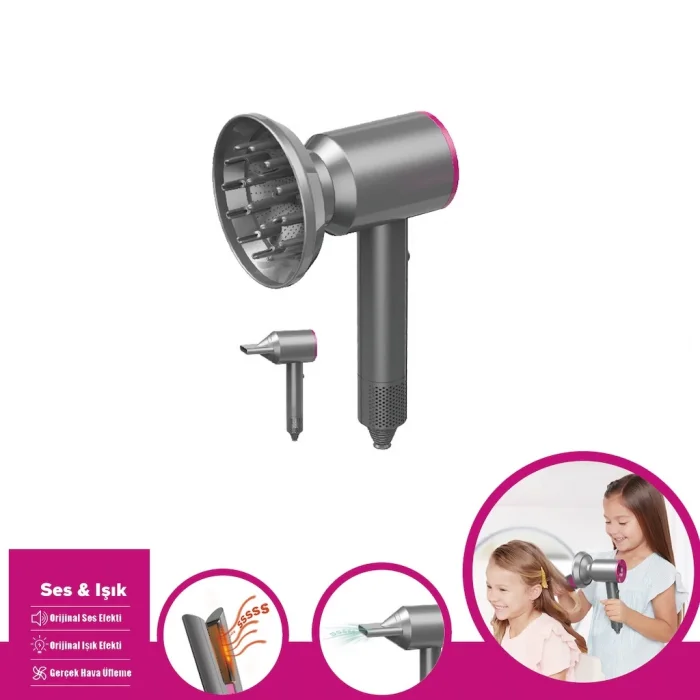 Sesli ve Işıklı 2 in 1 Lüks Saç Bakım Seti