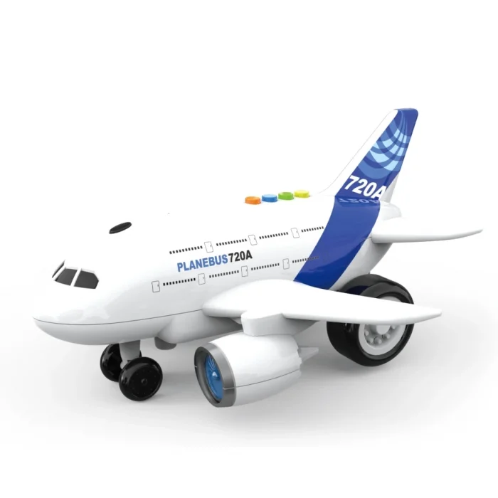 Sürtmeli Sesli Işıklı Uçak Oyuncak - Gerçekçi Uçak Deneyimi