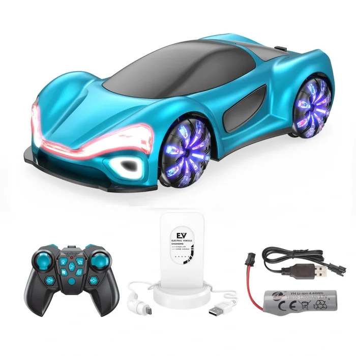 Uzaktan Kumandalı 2.4G Şarjlı Işıklı Müzikli Şarj İstasyonlu Spor Araba