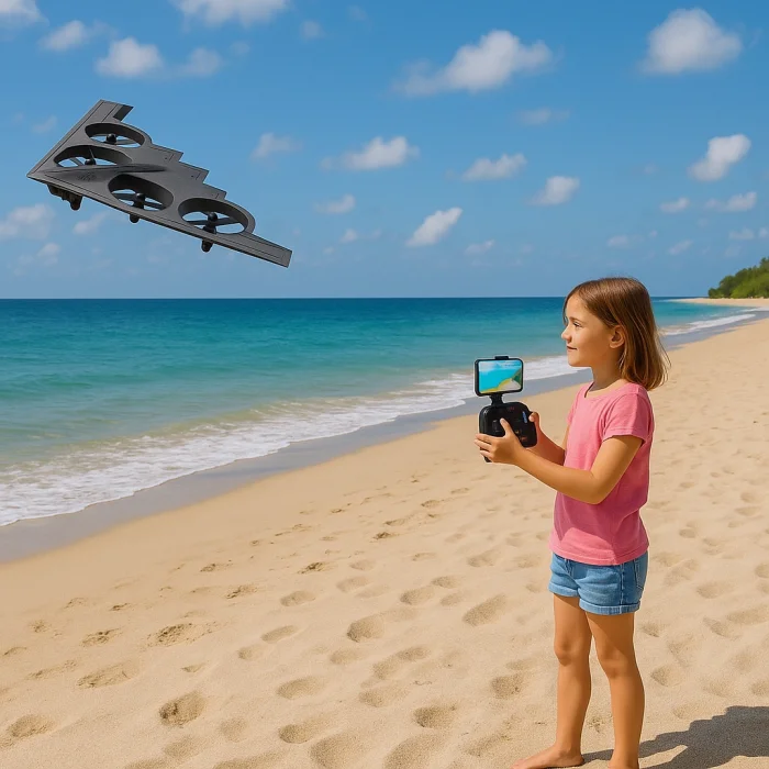 Uzaktan Kumandalı Full Fonksiyon 2.4G Şarjlı Kameralı Quadcopter IHA