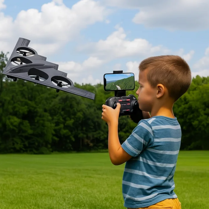 Uzaktan Kumandalı Full Fonksiyon 2.4G Şarjlı Kameralı Quadcopter IHA