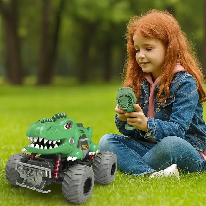 Uzaktan Kumandalı Full Fonksiyon 2.4G Süspansiyonlu Dinozor Araba