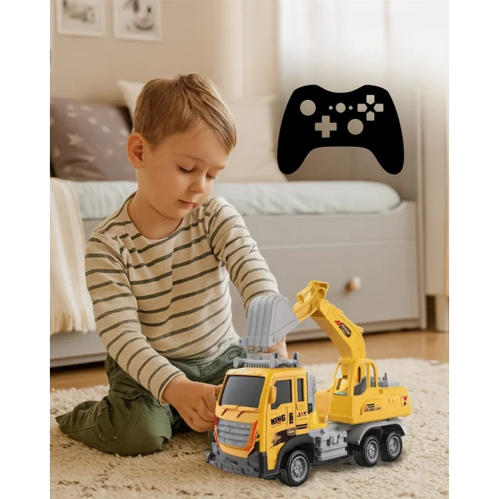 Uzaktan Kumandalı Full Fonksiyon Şarjlı 1:16 Kepçe