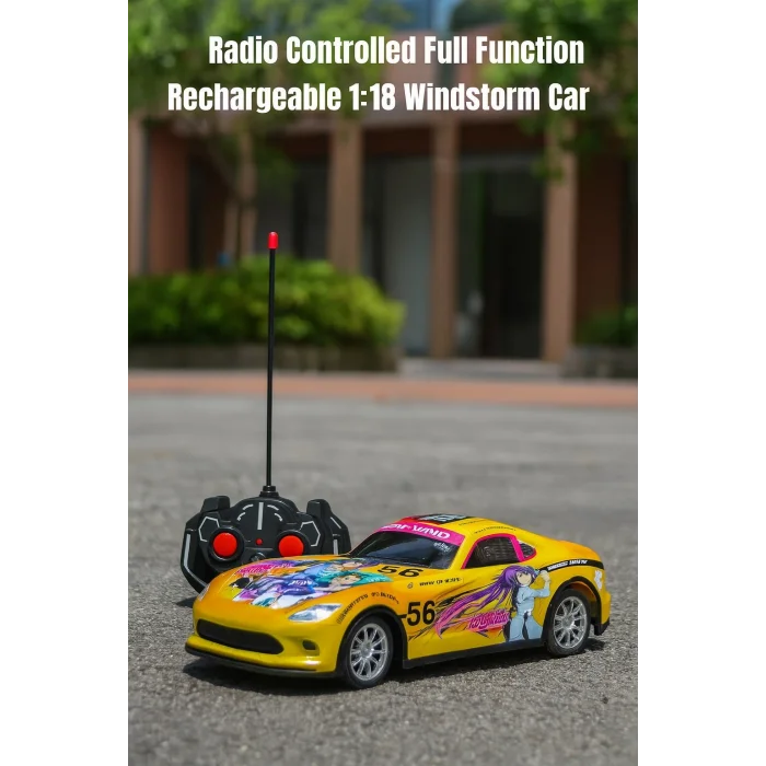 Uzaktan Kumandalı Full Fonksiyon Şarjlı 1:18 Rüzgar Araba