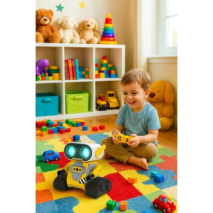 Uzaktan Kumandalı Full Fonksiyon Şarjlı Dall-E Robot