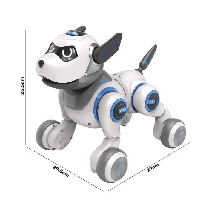 Uzaktan Kumandalı Full Fonksiyon Şarjlı Işıklı, Müzikli İnteraktif Robot Köpek