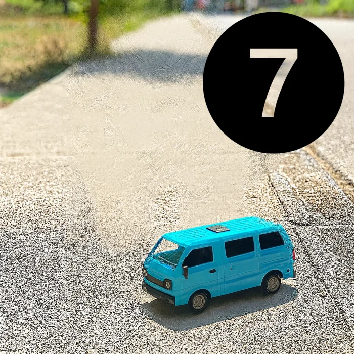 Uzaktan Kumandalı Full Fonksiyon Şarjlı Sprey Buharlı Kamyonet - Minibüs