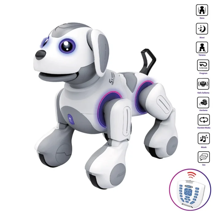 Uzaktan Kumandalı Full Fonksiyon Smart İnteraktif Akıllı Robot Köpek