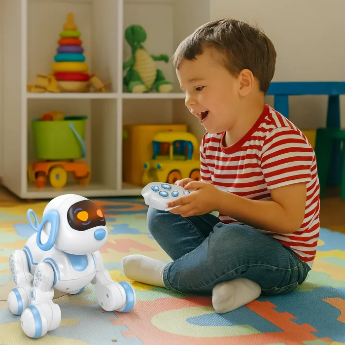 Uzaktan Kumandalı İnteraktif Şarjlı Akıllı Köpek