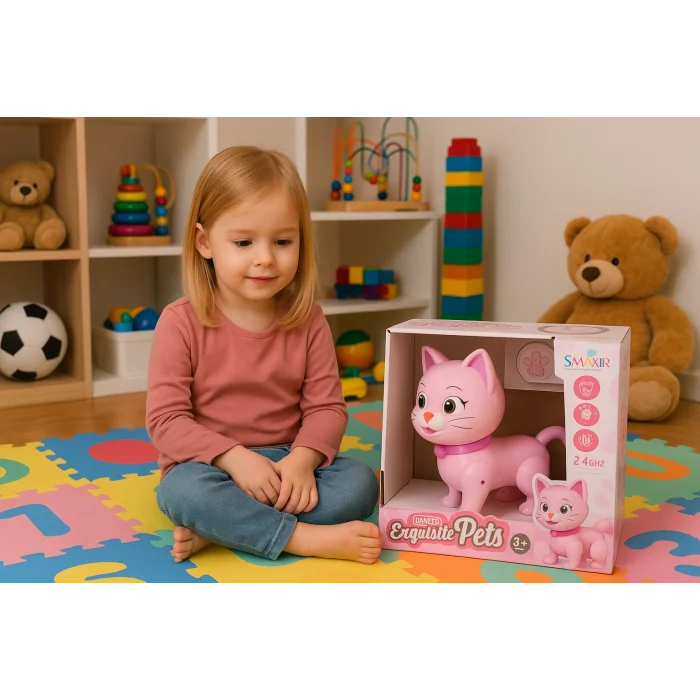 Uzaktan Kumandalı Kedi 2.4GHz Işıklı Sesli