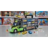 Hot Wheels Uyumlu Dev Araba Taşıyıcı Tır - Metal Araba ve Aksesuar Setli
