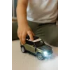 Çek Bırak 1:22 Sesli Ve Işıklı Buharlı Land Discovery Metal Jeep